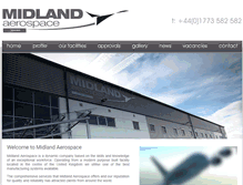 Tablet Screenshot of midlandaerospace.com